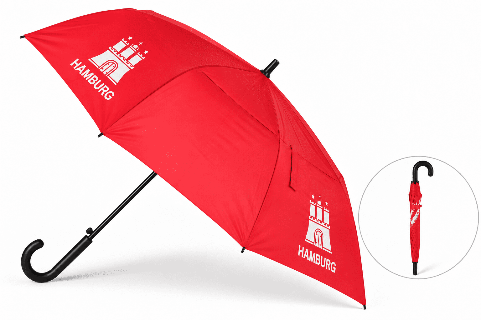 Stockschirm "Hamburg" Regenschirm Schutz Stadt City
