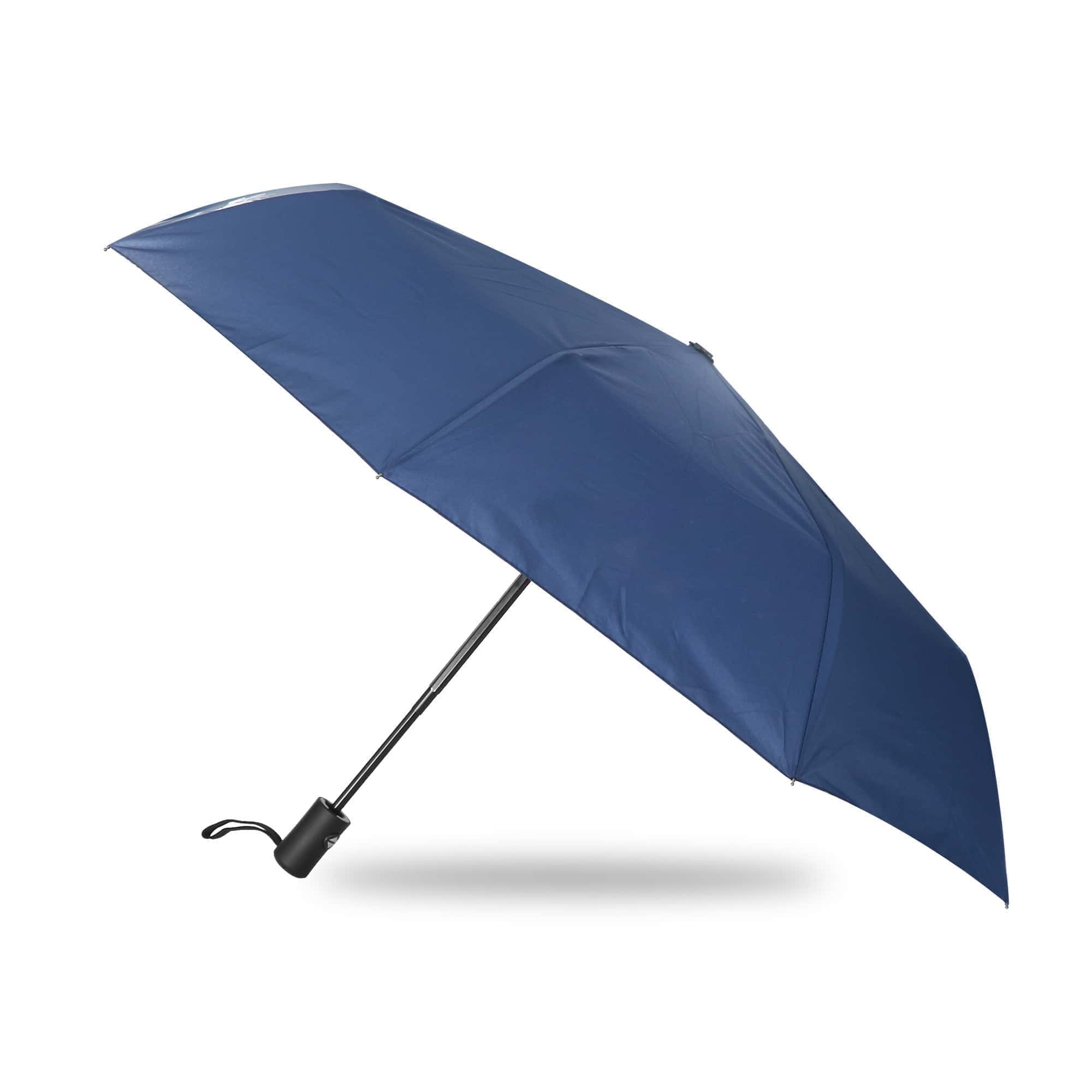 Taschenschirm "UNI" Regenschirm marine schwarz Automatik