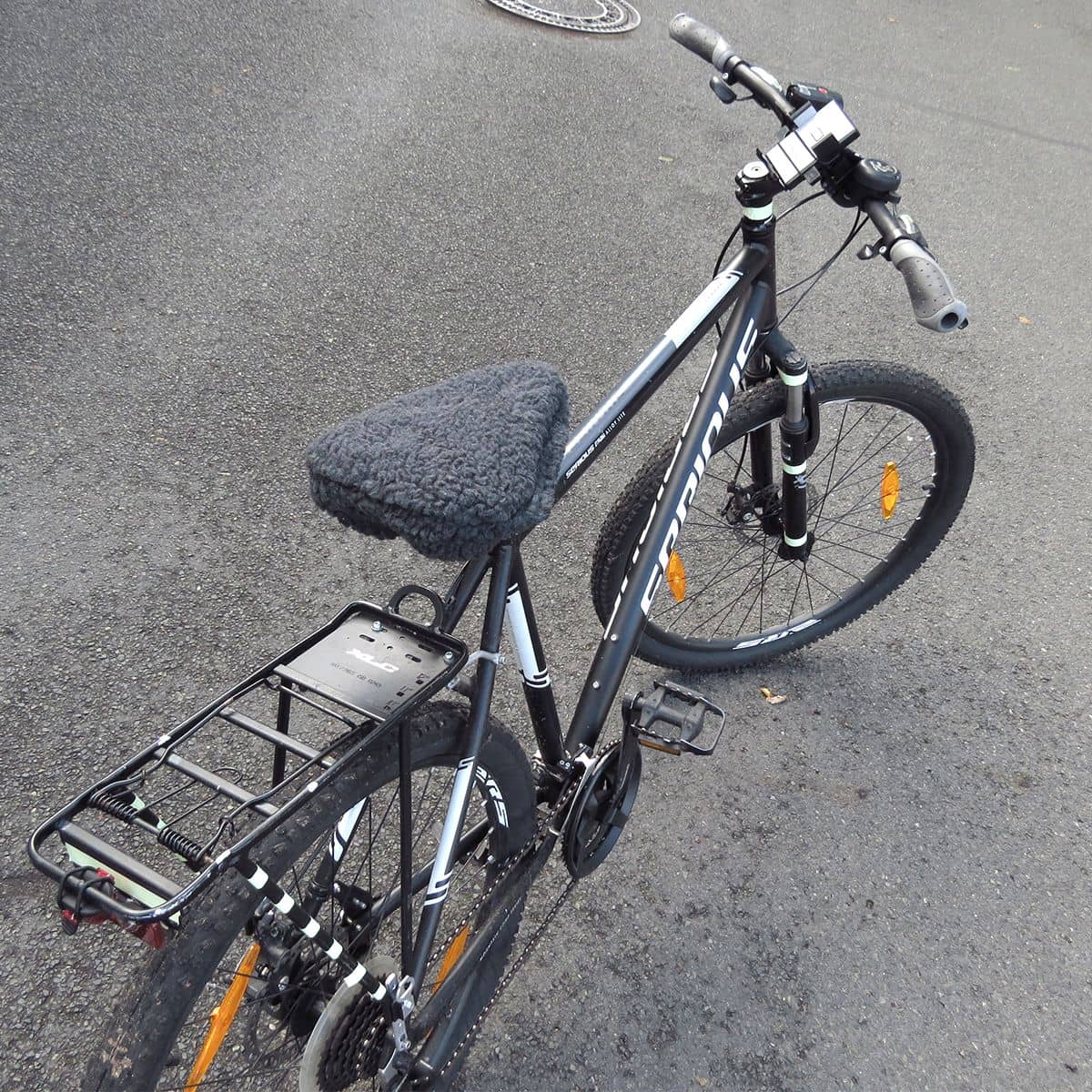 Fahrradsitzbezug Doppelschichtig Schurwolle Bike Riemen